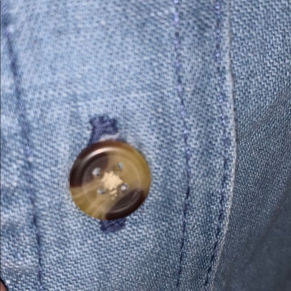 🚨 BOGO 🚨 Light Wash PTNY Denim Blouse - Picture 3 of 5